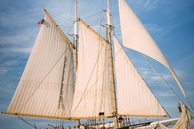 From May to October, the tall ship Appledore sails Saginaw Bay.