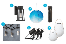Patio, Porch, and Deck Accessories Outdoor Lighting